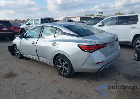 2021 Nissan Sentra Sv Xtronic Cvt из США, поврежденный, VIN 3N1AB8CV2MY224566